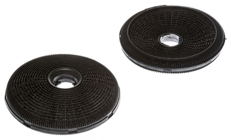 189x43 mm Sirkelformet kullfilter